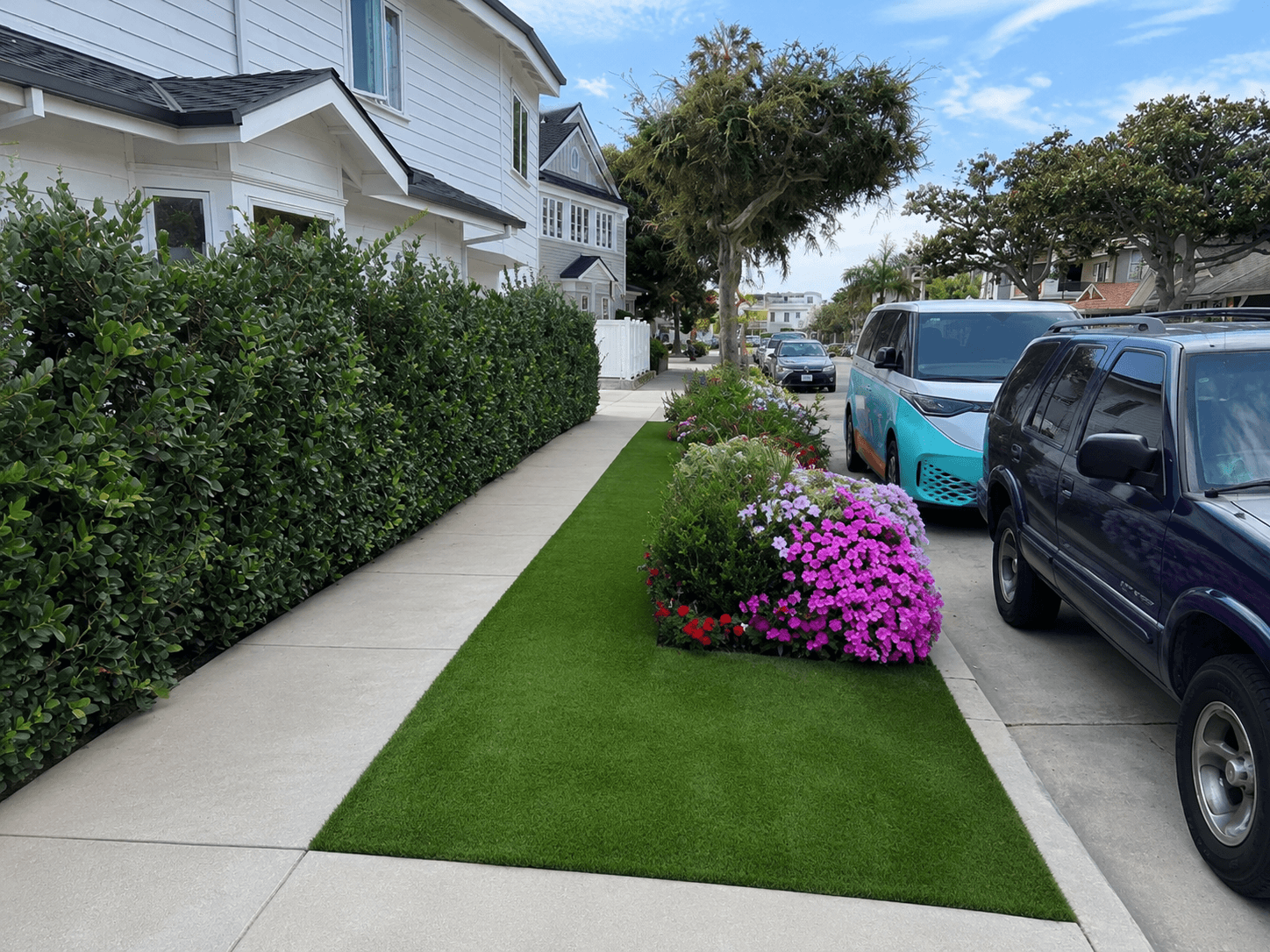 Artificial grass installation